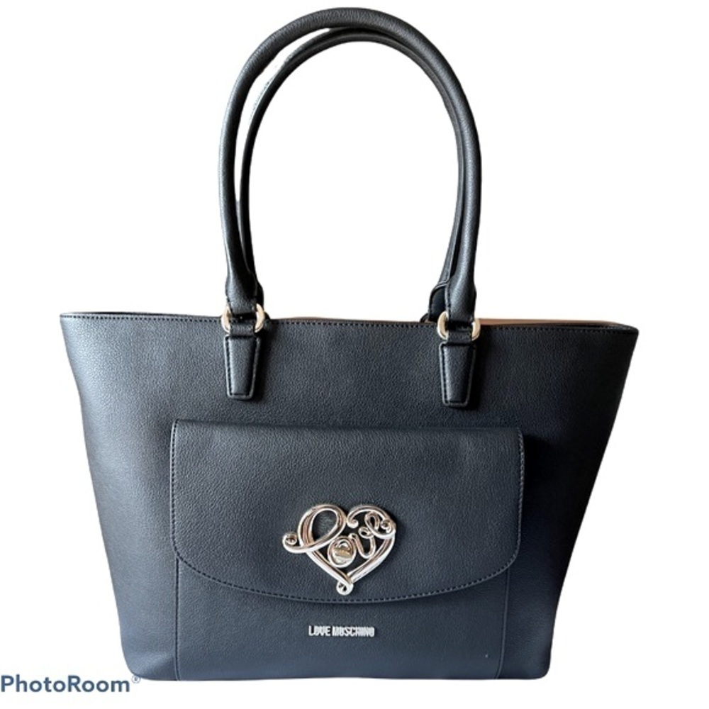 New Love Moschino ❤️ large black tote bag